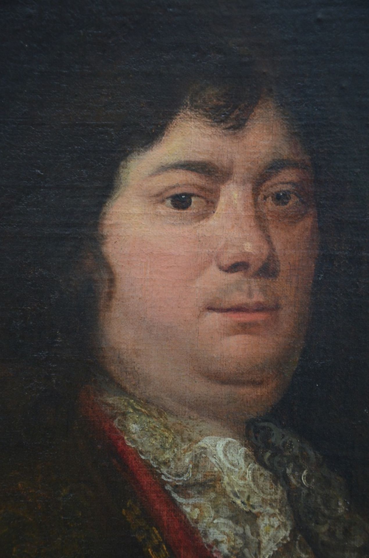 Anonymous (17th century): painting (o/c) 'portrait of a nobleman' (82x65cm) - Image 2 of 4