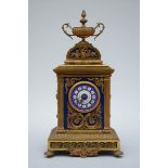 Louis XVI style clock with porcelain plaques (57x30x21cm) (*)