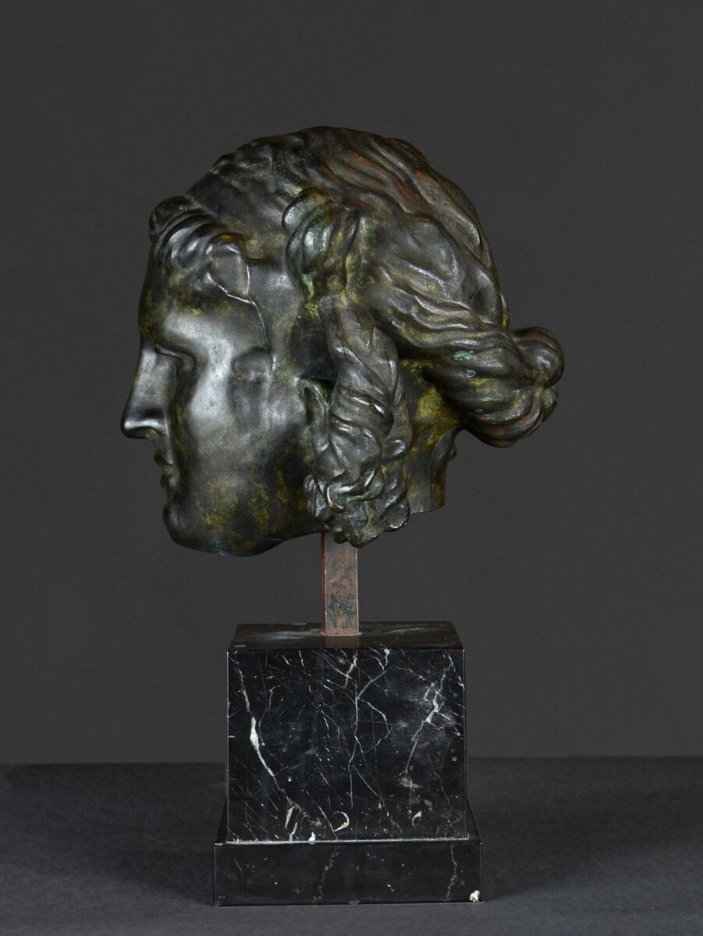 A rare bronze statue 'hypnos', Fernand Khnopff ? (bronze h26cm) - Image 3 of 5