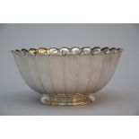 Silver Art Deco coupe, Dragsted Denmark (h11 dia25cm)