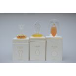 3 Lalique perfume bottles Limited Edition: 'Songe 2005, 85ml' 'Les FÈes 2006, 85ml' 'Commedia