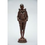 Jean Garnier: bronze sculpture 'l'enfant prodigue' (h43.5cm) (*)