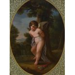 Anonymous (19th century): painting (o/c) 'cupid' (102x76cm)
