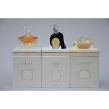 3 Lalique perfume bottles Limited Edition: 'Scheherazade 2008, 30 ml' 'Aphrodite 2009, 30ml' '