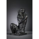 Jozef CantrÈ: bronze 'Tijl Ulenspiegel' (33x14x18cm)