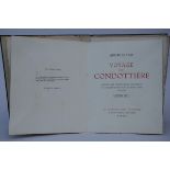 Book: 'Voyage du CondottiËre' by AndrÈ SuarËs, engravings by Louis Jou nr. 97 (32x26.5cm)