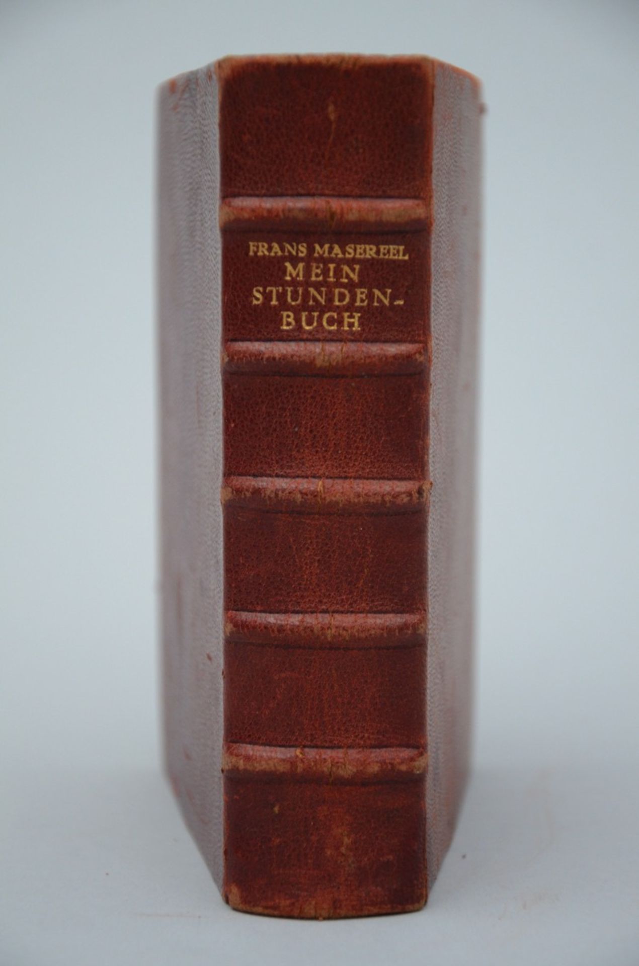 Book: Frans Masereel 1920/nr32 'Mein Stundenbuch' (15x12.5cm) - Image 3 of 4