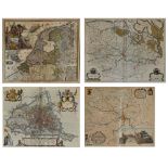 Four colored maps (44x56cm)