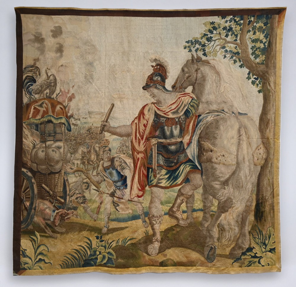 Tapestry 'Decius Mus', Brussels 17th century (302x307cm)