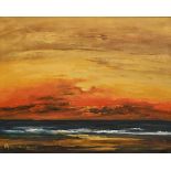 Paul Permeke: painting (o/c) 'marine' (80x100cm)