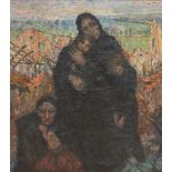 Leonard De Buck: painting (o/c) 'Desolation' (85x75cm)