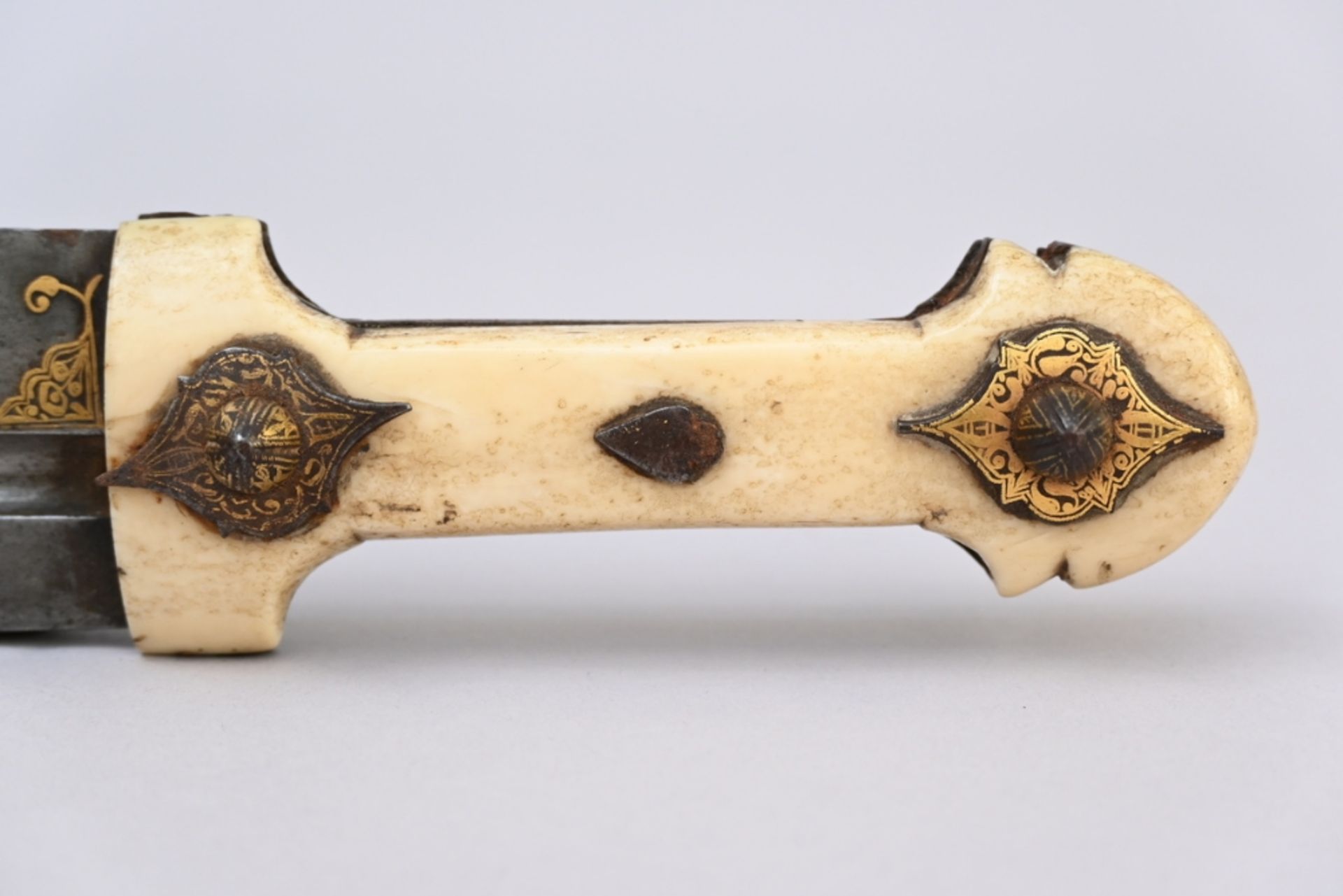 Kindjal dagger with gilt decoration, 19th century (l 51.5 cm) - Image 3 of 5