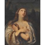 Italian school (17th century): painting (o/c) 'Mary Magdalene' (94x74cm) (*)