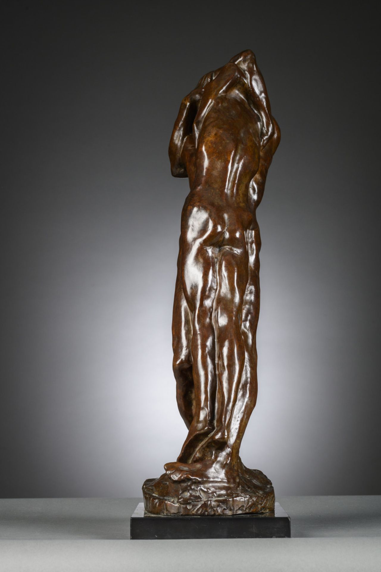 George Minne: bronze sculpture 'The Prodigal Son' (h59cm) - Image 2 of 8