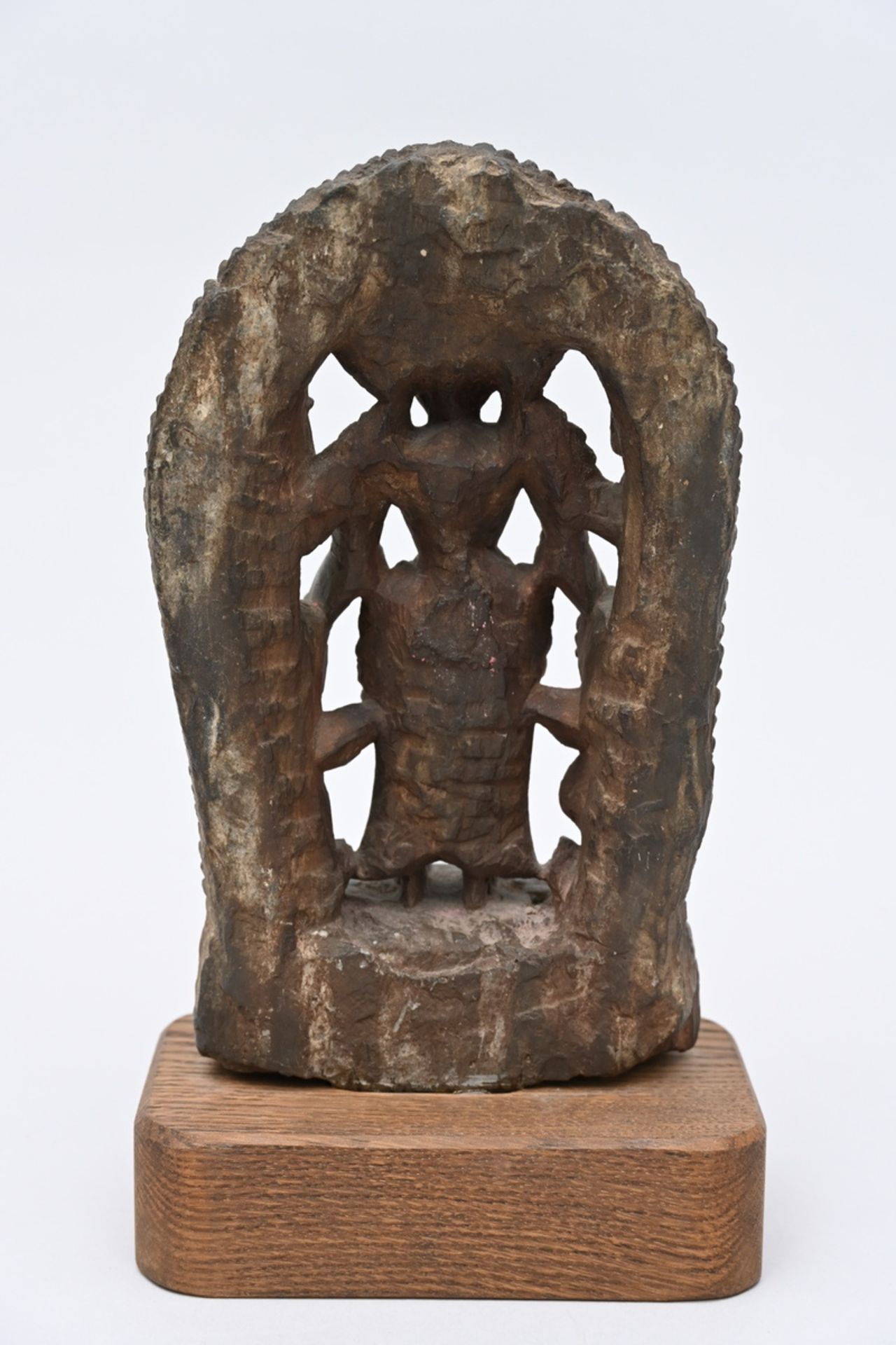 Nepalese sculpture in schist 'Vishnu', 18th - 19th century (22x12cm) - Bild 5 aus 6