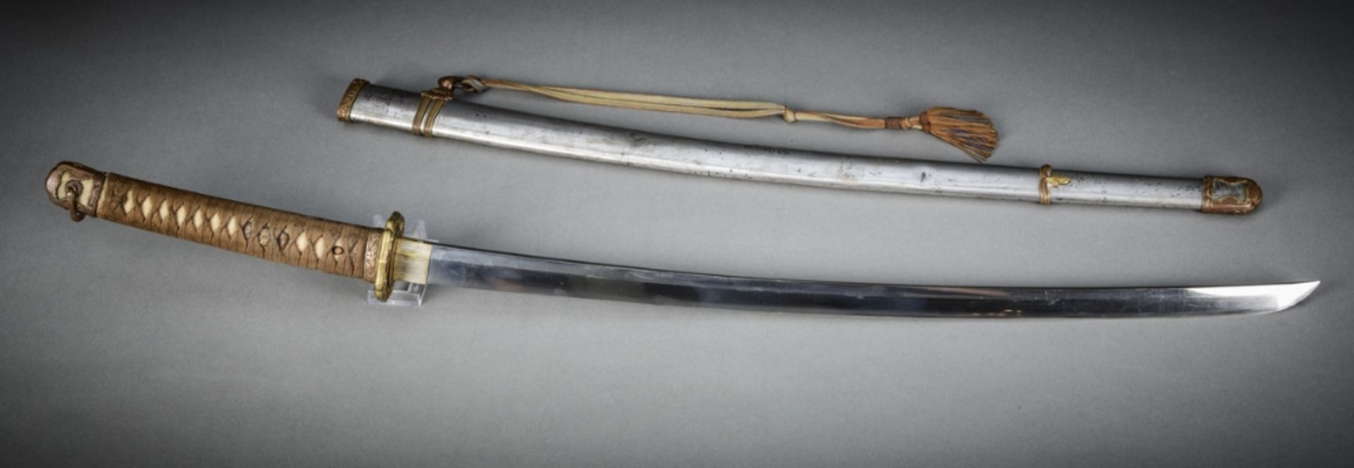 A Japanese katana, Second World War (length 101 cm) - Bild 3 aus 7