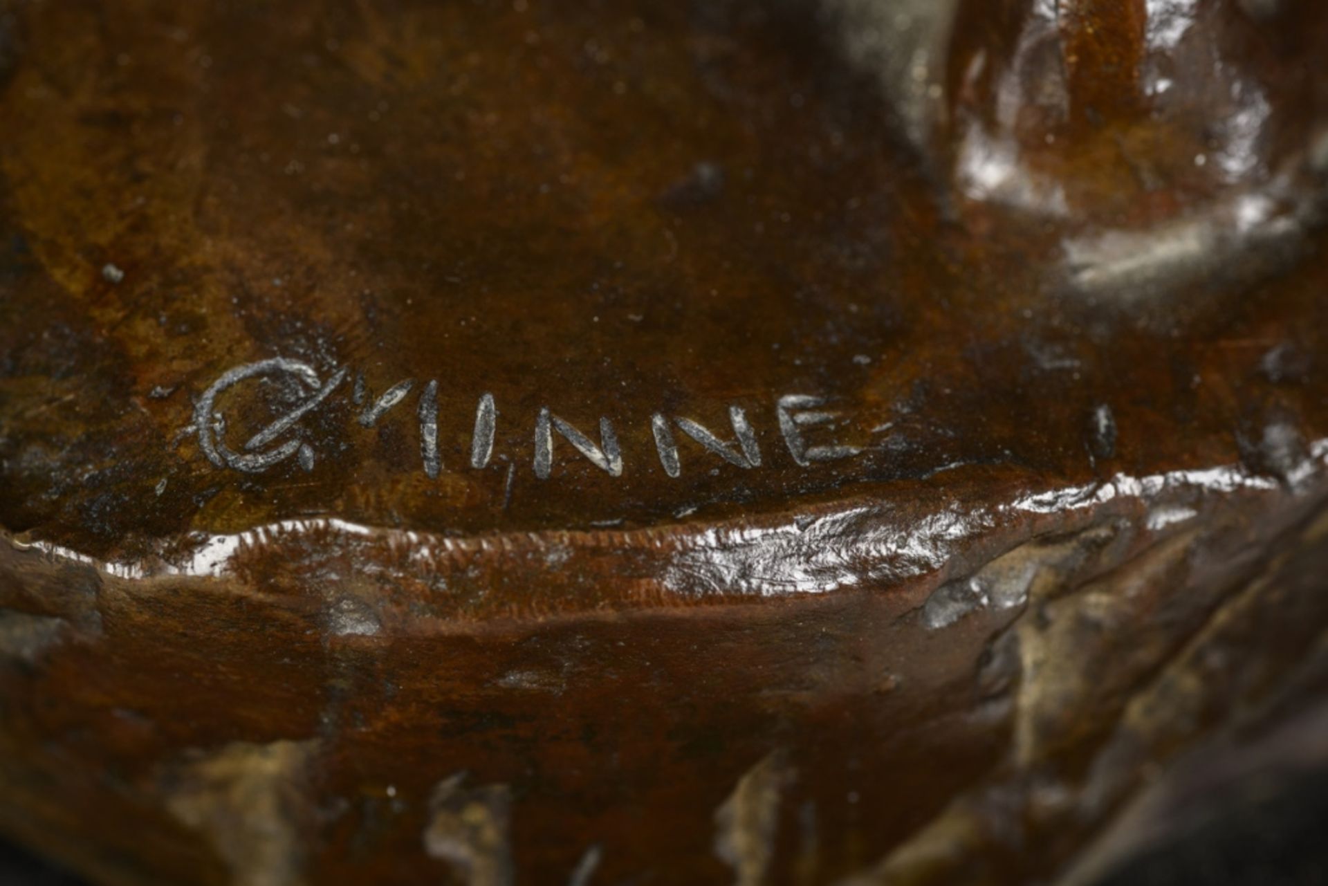 George Minne: bronze sculpture 'The Prodigal Son' (h59cm) - Image 6 of 8