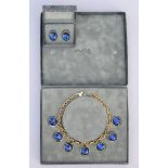Lalique: necklace and 2 earrings (dia18cm) (dia2.5cm)