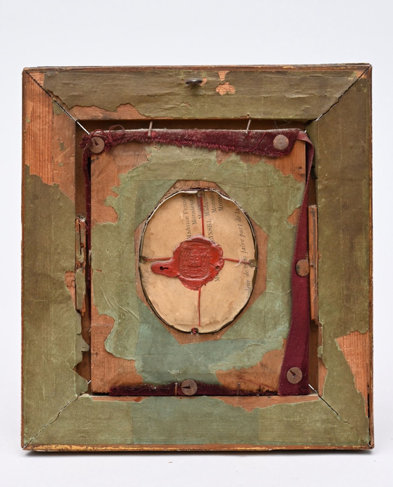 Relic 'Holy Cross', sealed (relic 8x6.5cm) - Image 3 of 3