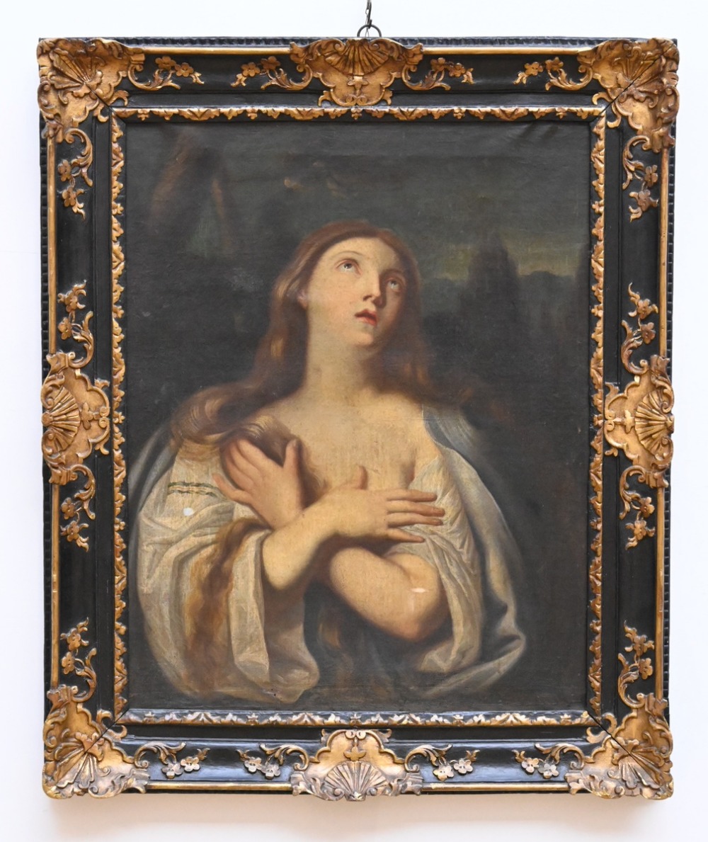 Italian school (17th century): painting (o/c) 'Mary Magdalene' (94x74cm) (*) - Image 2 of 5