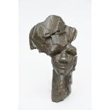 Luc Verschueren: bronze sculpture 'Pharaoh' (32x18cm)