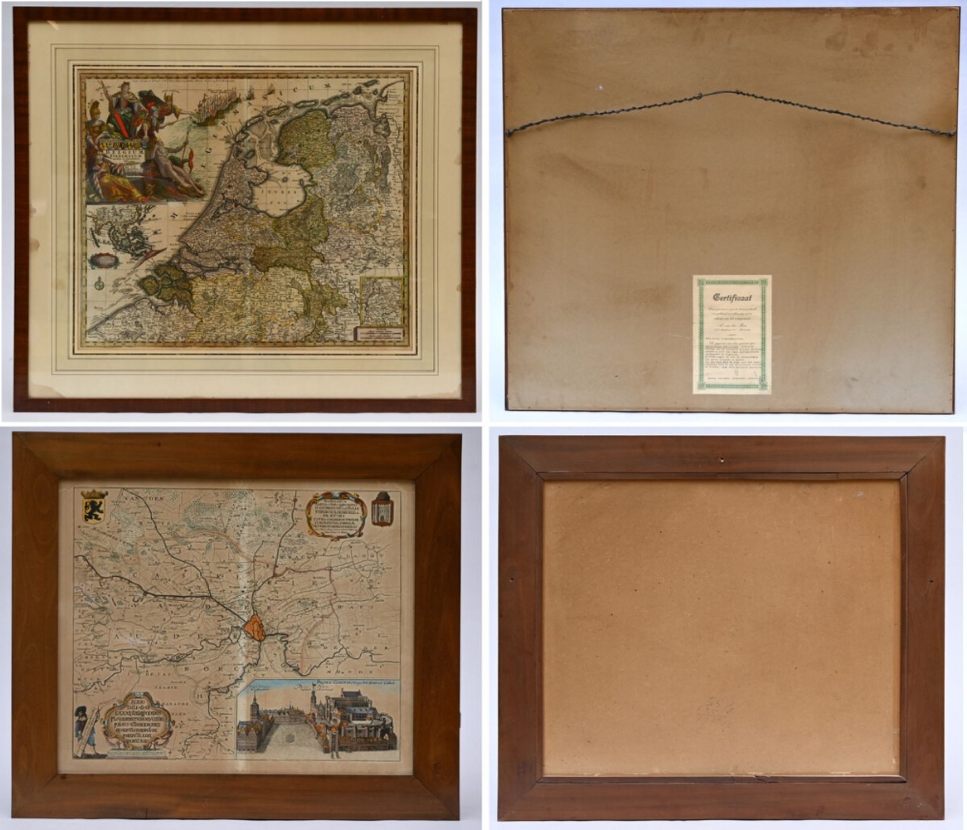 Four colored maps (44x56cm) - Image 2 of 4