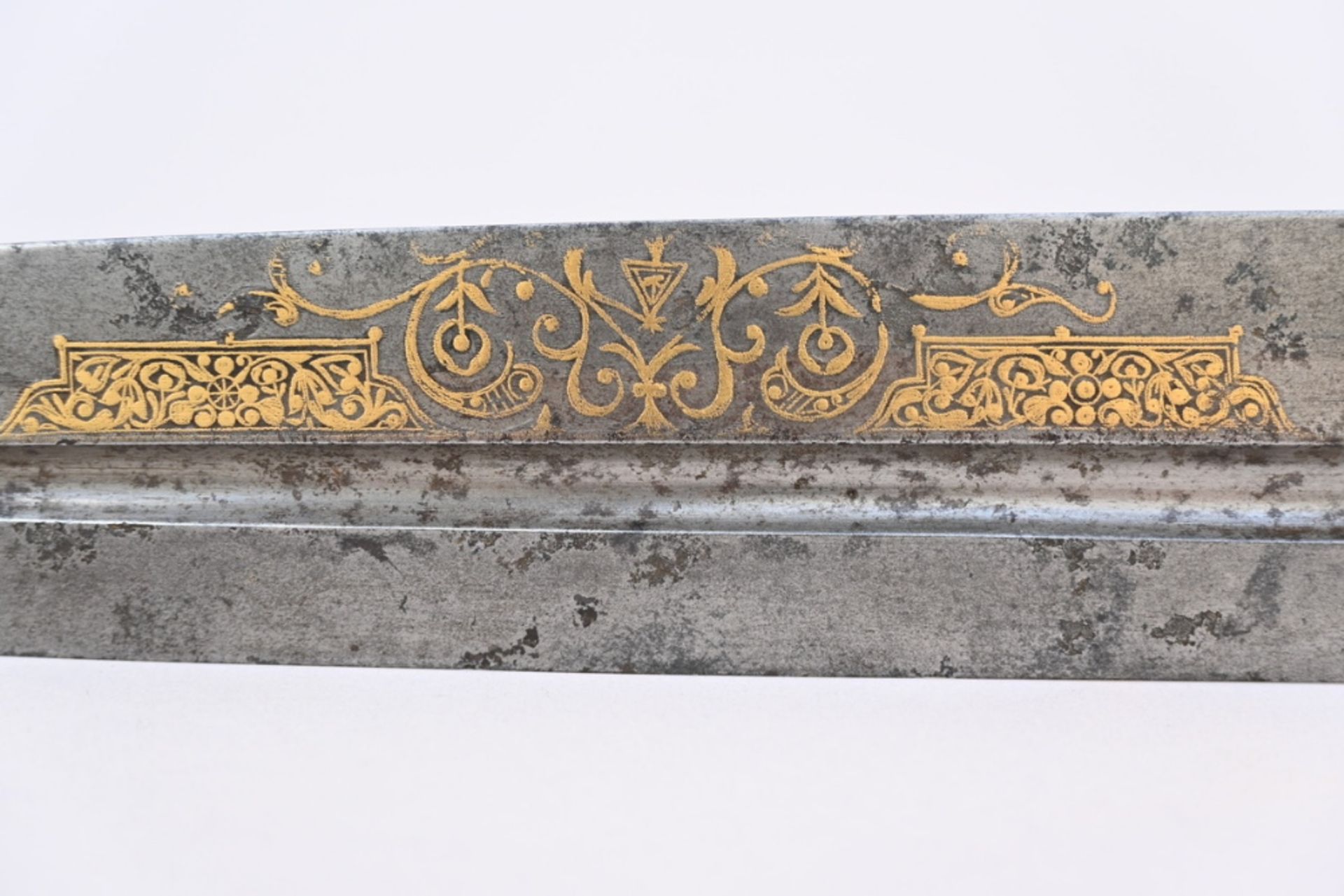 Kindjal dagger with gilt decoration, 19th century (l 51.5 cm) - Image 4 of 5