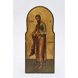 Russian icon 'evangelist' (52.5x23.5cm) (*)