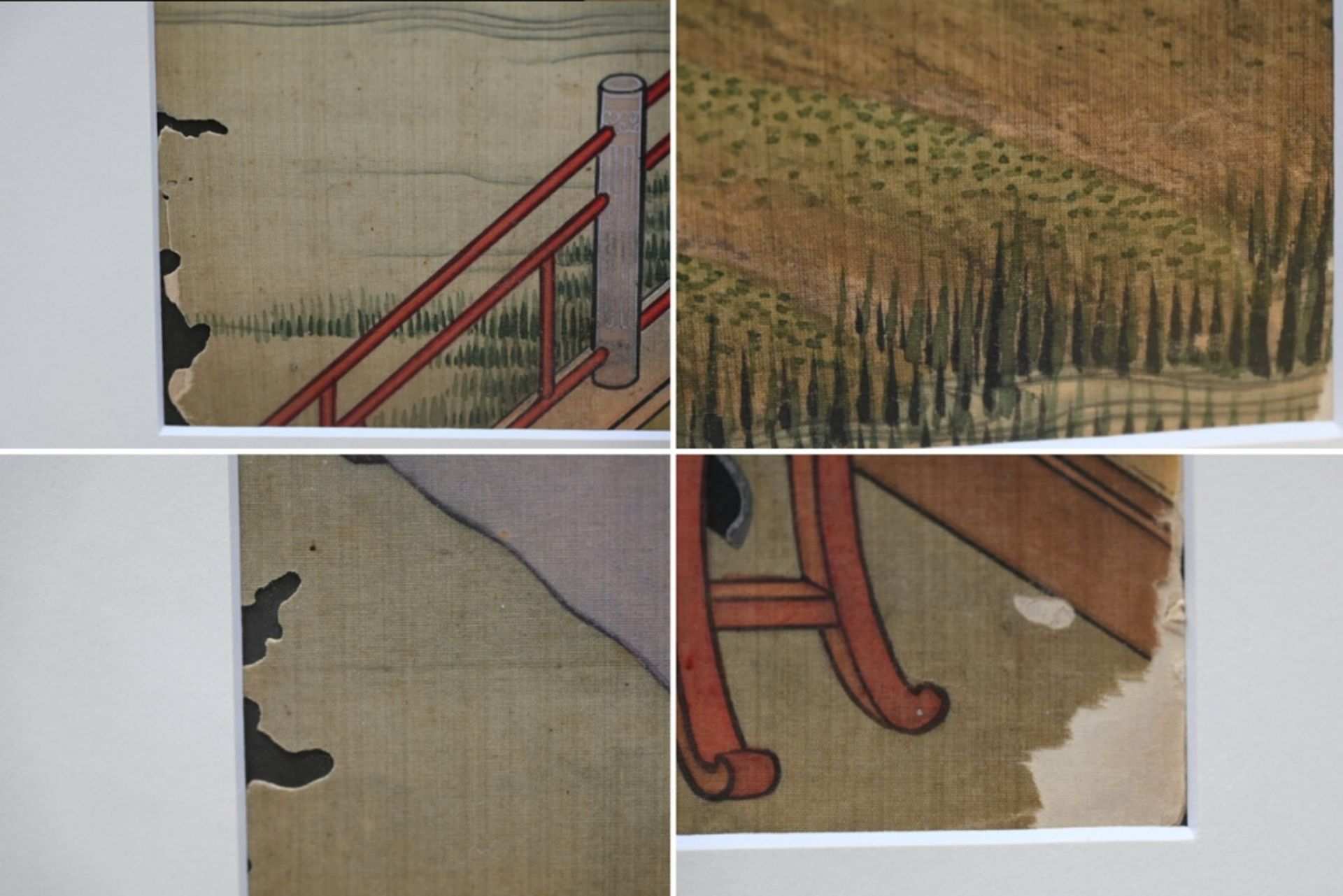 Four Chinese erotic paintings (h23.5x30cm) - Bild 4 aus 4