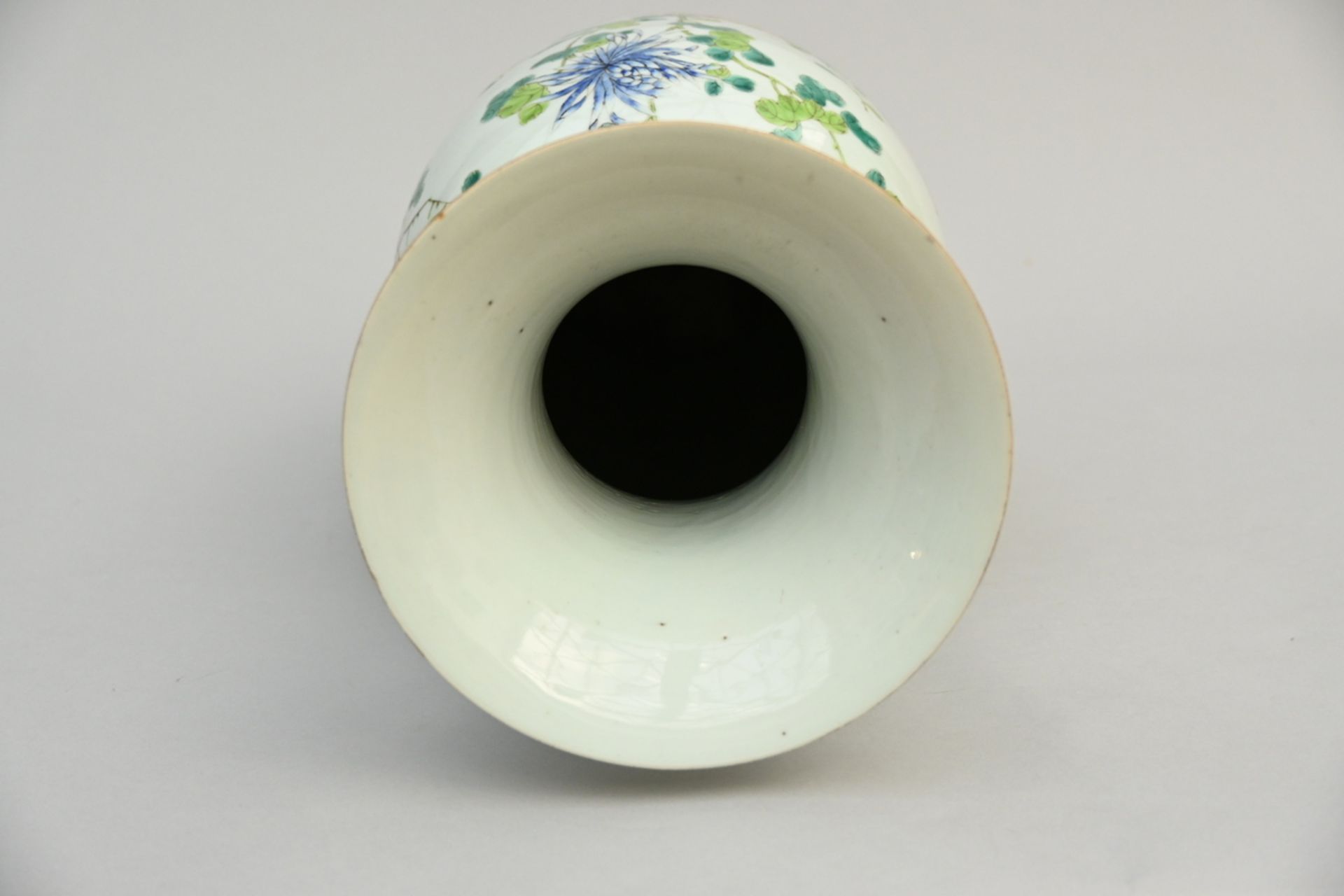 Chinese famille rose vase 'flowers', Republic period (h58cm) - Image 3 of 4