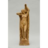 Joseph Witterwulghe: plaster statue 'standing nude' (h81cm)