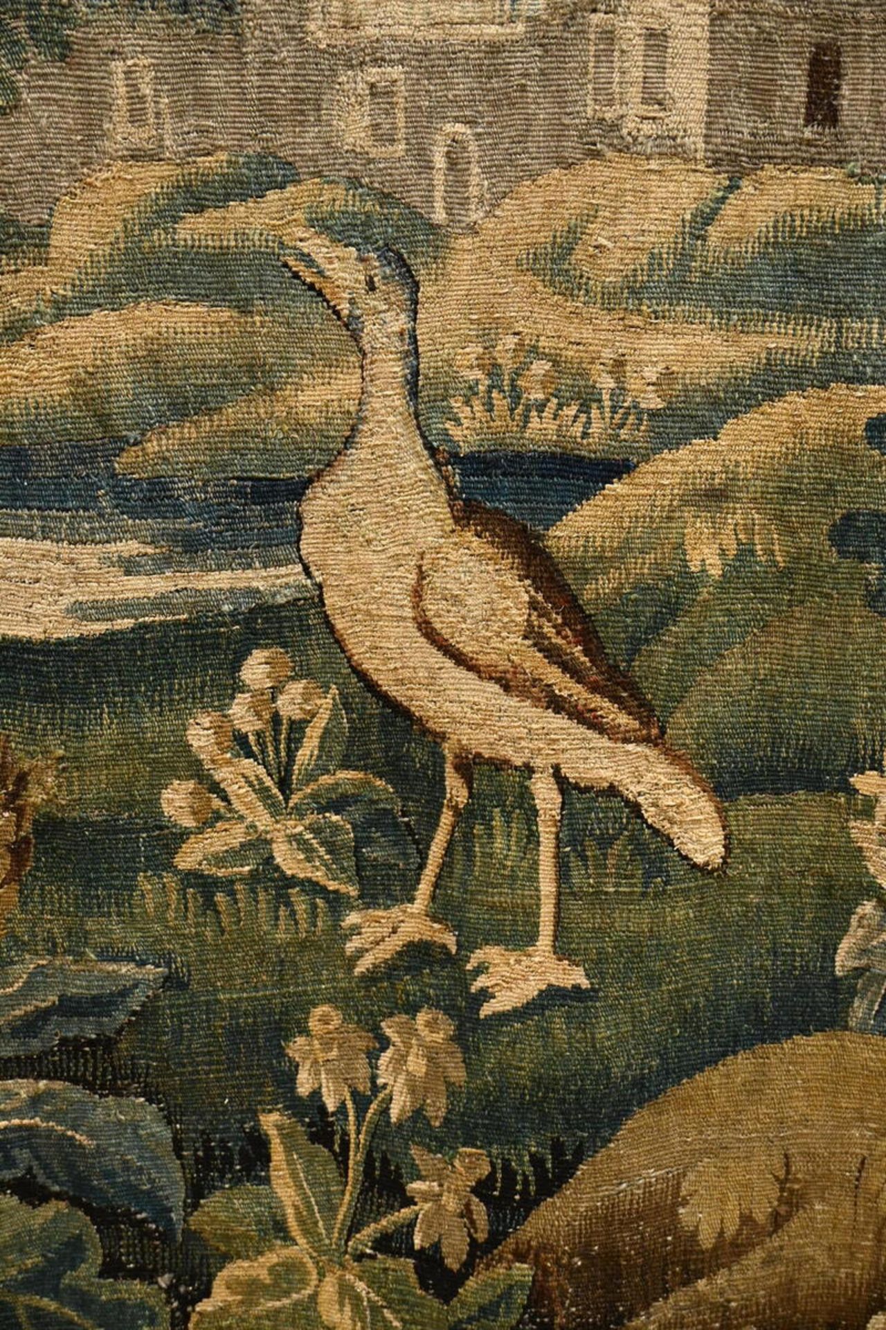 Tapestry 'greenery with birds', Oudenaarde 17th century (238x217cm) - Bild 2 aus 6