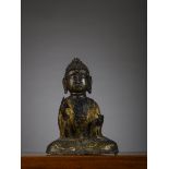 Buddha statue in bronze, Korea 17th-18th century (23cm)