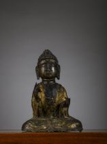 Buddha statue in bronze, Korea 17th-18th century (23cm)