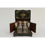 Napoleon III liqueur box (27x32x24cm) (*)