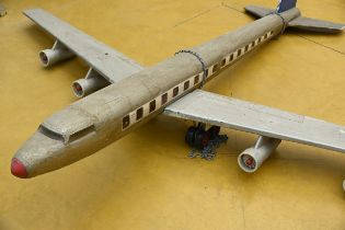 Large scale model of an airplane (203x260cm)