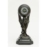 Clock in zamack 'devil' by Lemaire, 19th century (h56cm) (*)