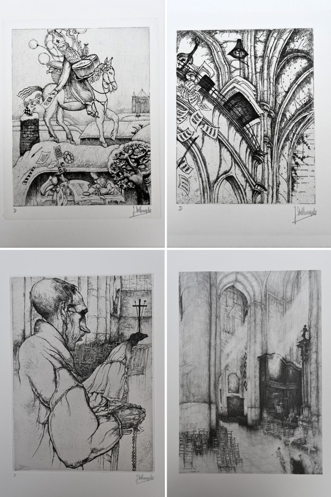Jules De Bruycker: book 'Èglise Saint-Nicolas' (46x37cm) - Image 4 of 4