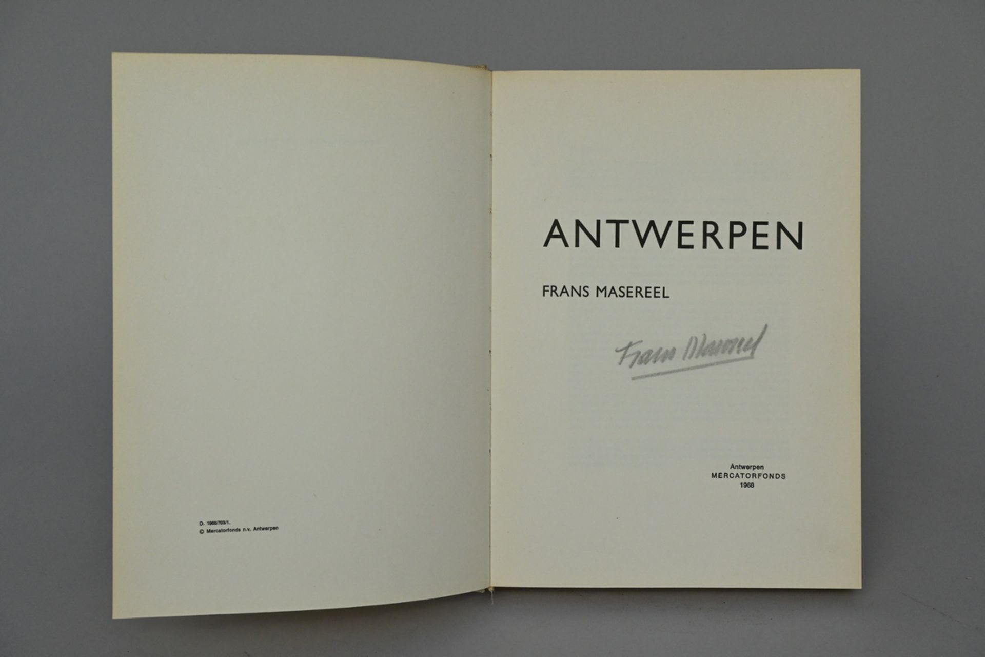 2 books Frans Masereel: 'Antwerp' 1968 (28x20x2.5cm), 'Tijl Uilenspiegel' 1942 (25.5x20.5x6cm) - Bild 5 aus 6