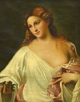 Anonymous (after Titian): painting (o/c) 'flora' (83x65)