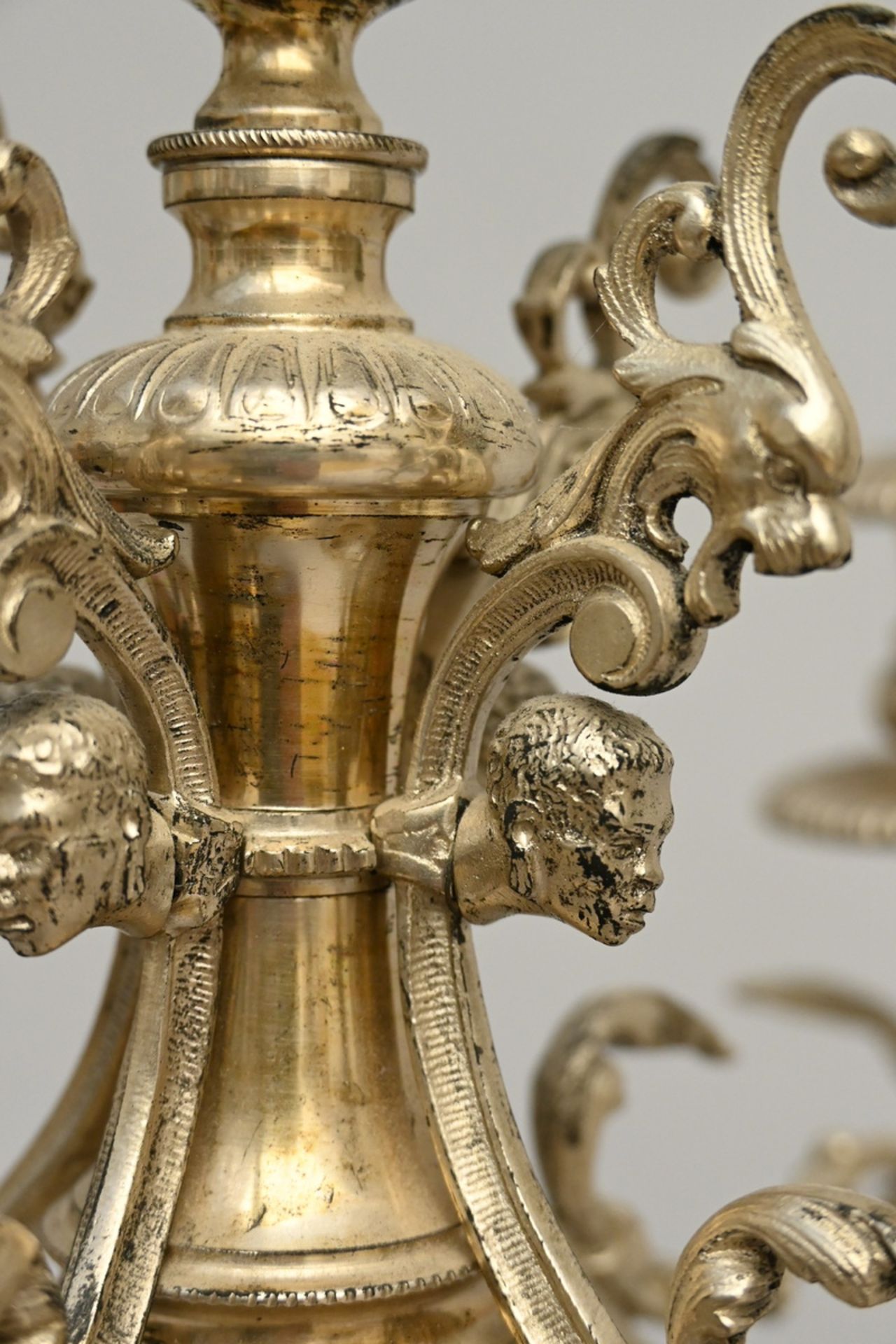 A pair of silverplated four-armed candlesticks (h59cm) - Image 2 of 5