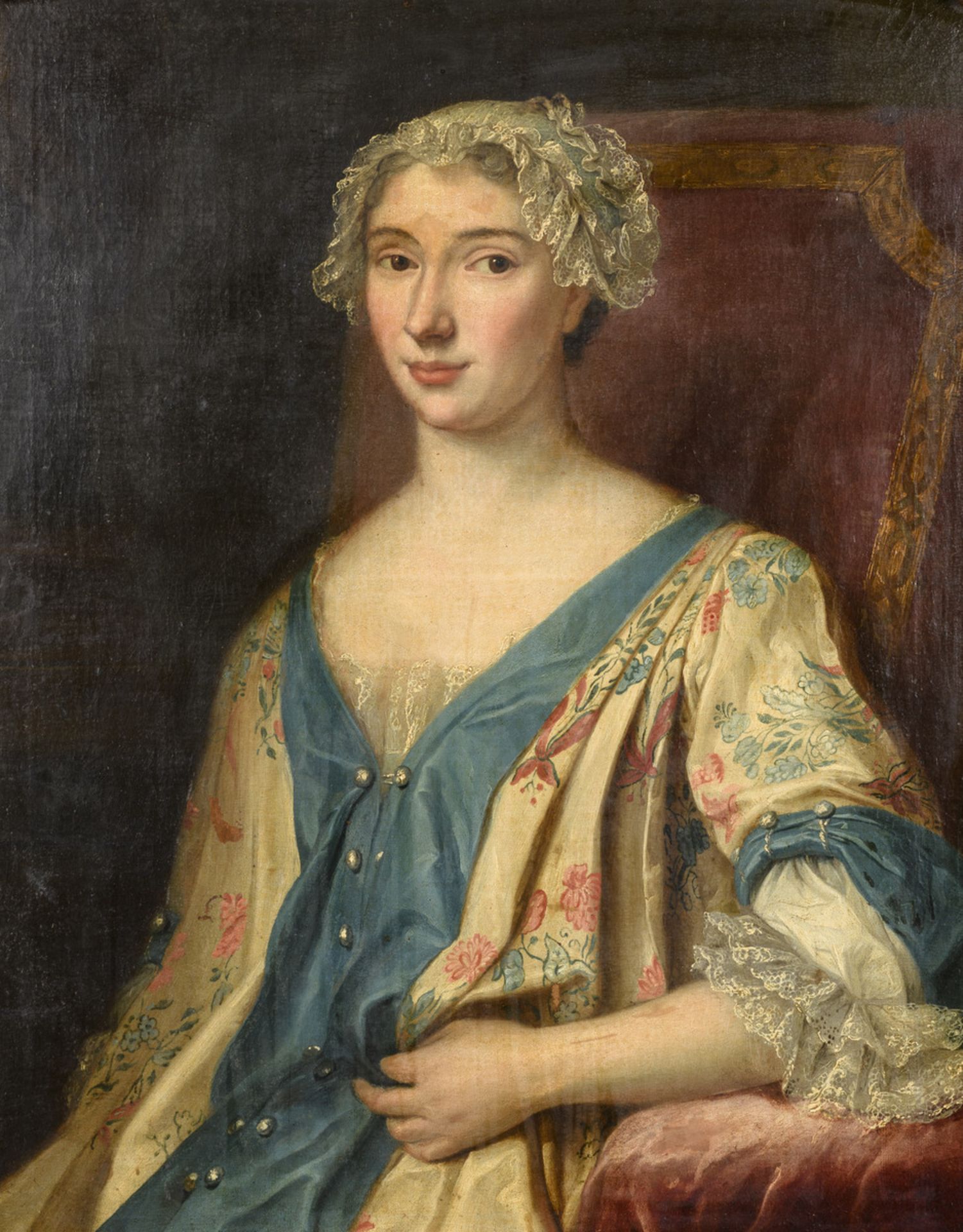 J. B. Guelard (1725): painting (o/c) 'lady's portrait' (79x62cm)