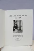 Jules De Bruycker: book 'Èglise Saint-Nicolas' (46x37cm)
