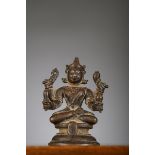 Indian bronze sculpture 'Vishnu', Orissa 16th-17th century (h10cm)