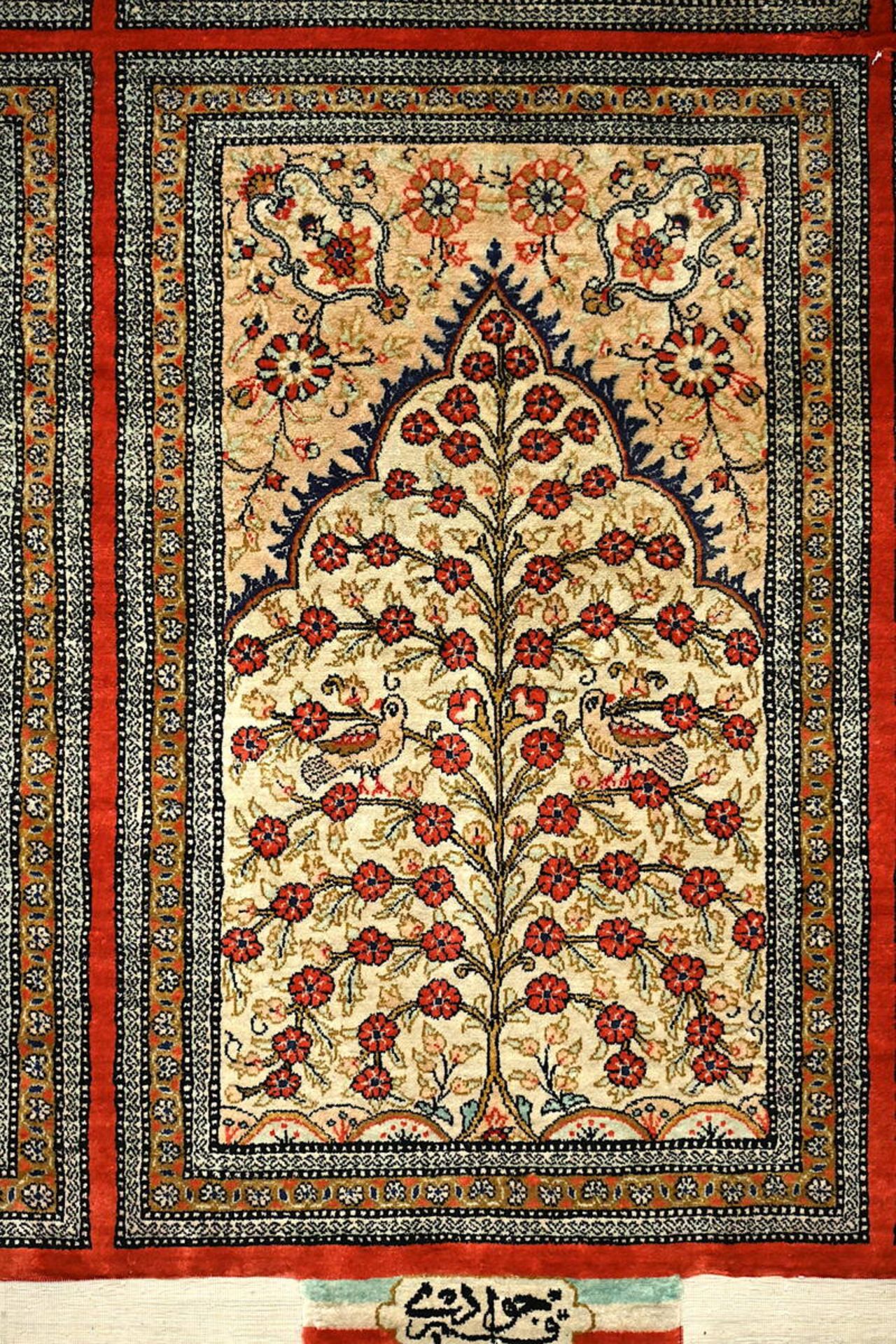 Persian carpet, signed (160x102cm) (*) - Image 6 of 6