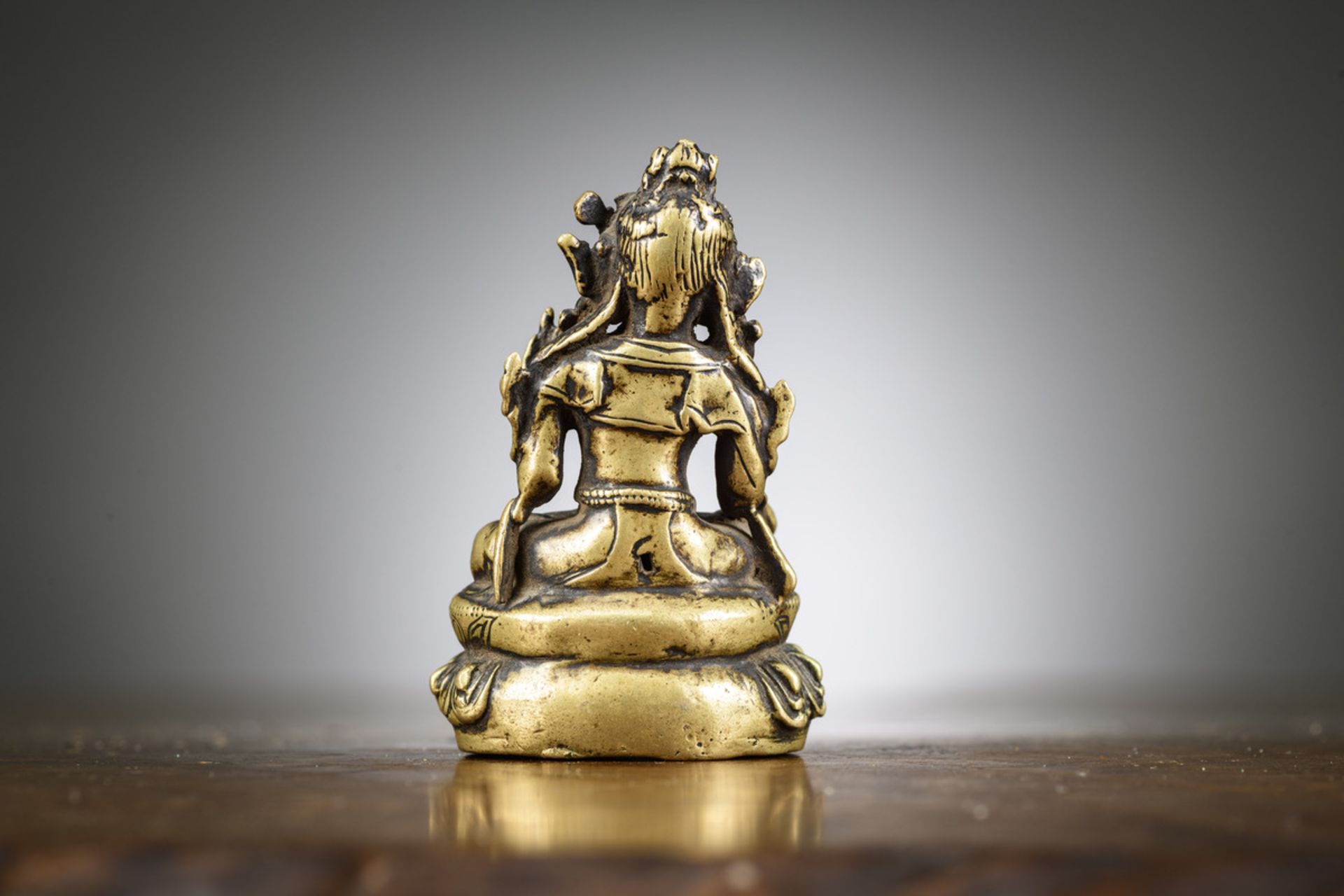 Bodhisattva, Tibet 16th century (h6.5cm) - Image 2 of 3