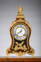 A cartel clock by Dumas ‡ Montpellier, 18th century (h58x30x13cm)