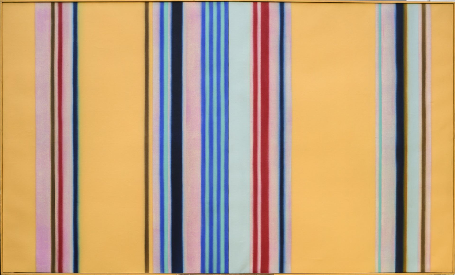 AndrÈ Beullens (1971): monumental painting (o/c) 'Modulus 4' (146x240cm)