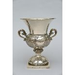Silver vase, 19th century (h24.5cm) (574grams)