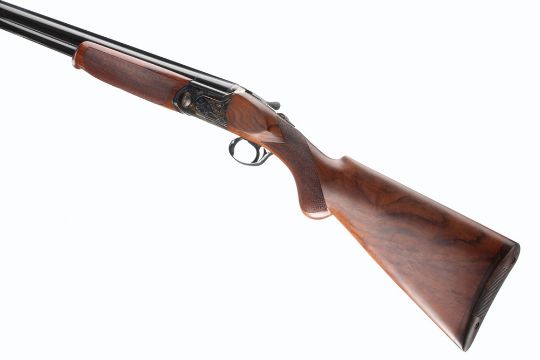 JOHN MCNAB A HIGHLANDER 12-BORE OVER AND UNDER EJECTOR SER NO 44547   - Image 5 of 5